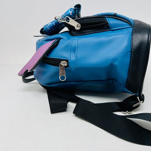 NEW! Bioworld Lilo & Stitch Mini Backpack Blue Bag Wallet - Picture 6 of 9